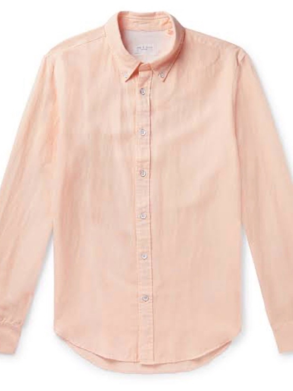 rag & bone Boys' Long-Sleeve Button-Down Shirt in Peach